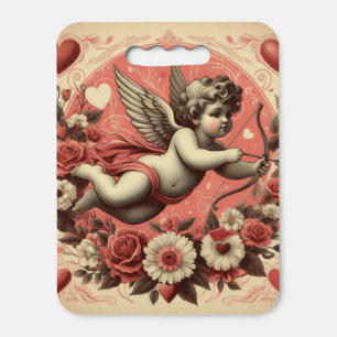 Classic/Vintage/Retro Cupid Valentine's day Seat Cushion