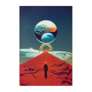 Classic Vintage Science Fiction Fantasy Portal Acrylic Print