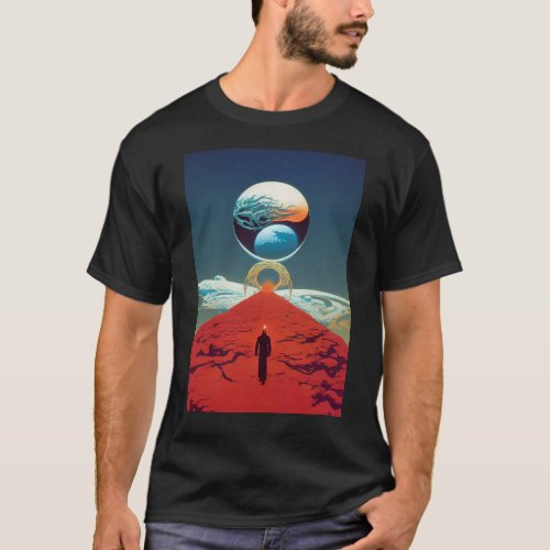 Classic Vintage Science Fiction Fantasy Portal T_Shirt