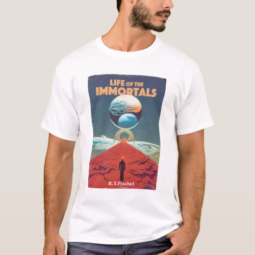 Classic Vintage Science Fiction Pulp Book Cover T_Shirt