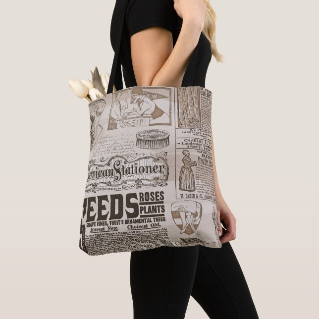 Classic Vintage Seed Bag Design  (Close Up)