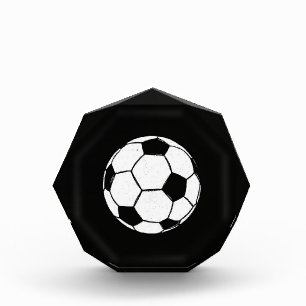 Classic Vintage Soccer Ball Distressed Sports Illu Acrylic Award