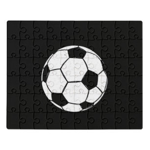 Classic Vintage Soccer Ball Distressed Sports Illu Jigsaw Puzzle