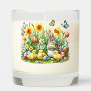 Classic/Vintage spring rabbit/chicken Scented Candle