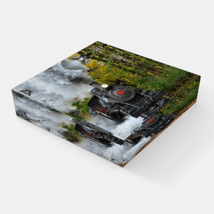 Classic Vintage Steam Engine Train Paperweight