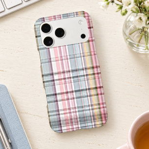 Classic Vintage Striped Tartan Pattern Iphone 18 Pro Max Case