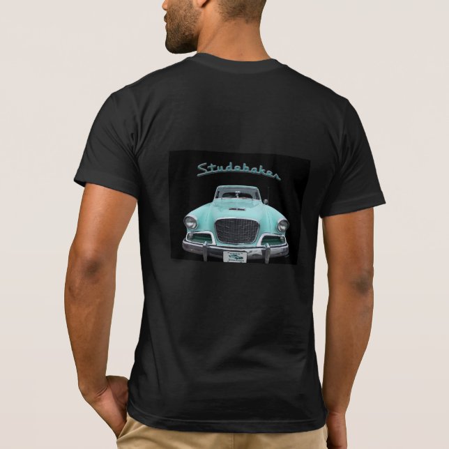 Classic Vintage Studebaker Silver Hawk 1959 T-Shirt (Back)