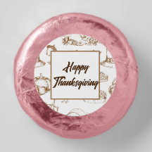 Classic Vintage Thanksgiving Minimalist Rustic 