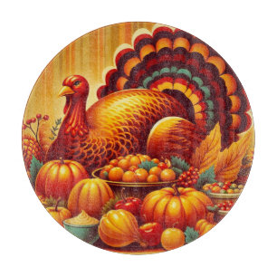 classic/vintage Thanksgiving Turkey Cutting Board