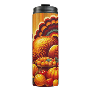 classic/vintage Thanksgiving Turkey Thermal Tumbler
