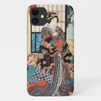 Classic vintage ukiyo-e japanese geisha maiko Case-Mate iPhone case