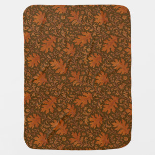 Classic, vintage Victorian autumn/fall leaves Baby Blanket