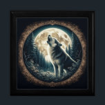 Classic, vintage wolf & moon  gift box<br><div class="desc">.</div>