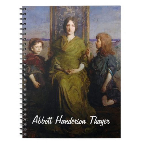 Classic Virgin Enthroned Abbott Handerson Thayer Notebook