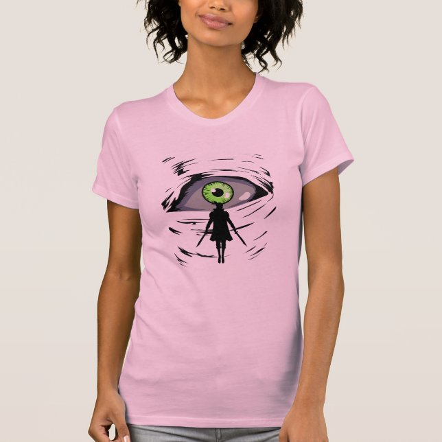 Classic Warrior Green Eye T-Shirt (Front)
