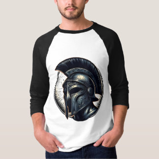 Classic warrior helmet design t-shirt