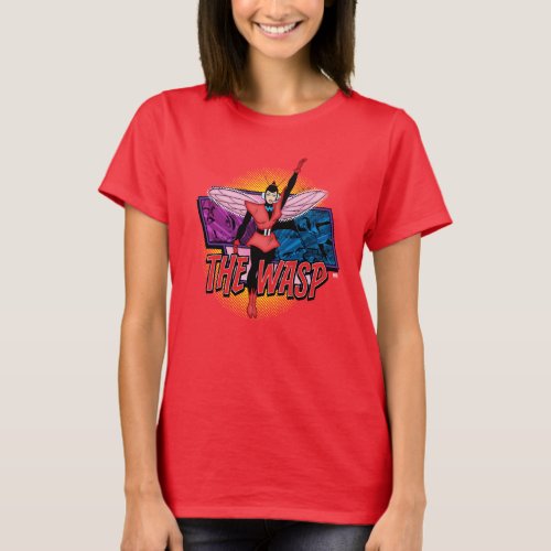 Classic Wasp Comic Panel Graphic T_Shirt