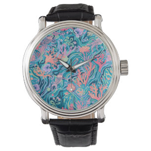 Classic watch in stylish graphic