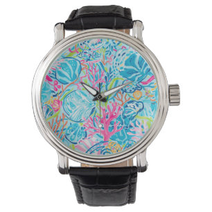 Classic watch in stylish graphic