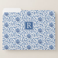 Classic Watercolor Blue And White Vintage China