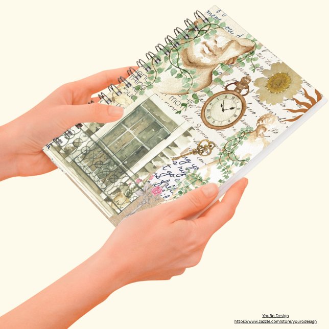 Classic watercolor greek statue newspaper notebook (Creator Uploaded)