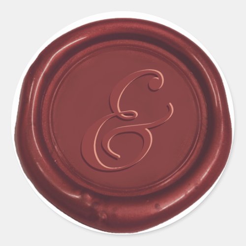 Classic Wedding Ampersand Wax Seal