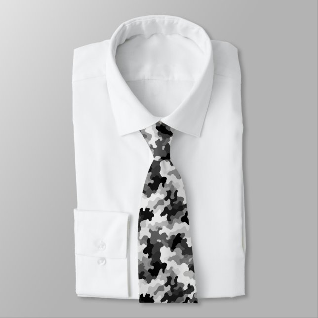 Classic Wedding Gifts Camouflage  Neck Tie (Tied)