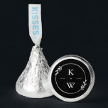 Classic Wedding Monogram Personalized Hershey®'s Kisses®<br><div class="desc">Classic wedding monogram design. 
Need a different color? No problem! Just click the "EDIT DESIGN" button to access our advanced design tool.</div>