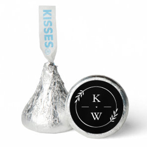 Classic Wedding Monogram Personalized Hershey®'s Kisses®