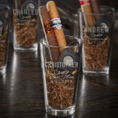 Classic Wedding Party Set & Pint Beer Glass (Front)