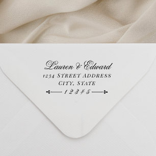 Classic Wedding Return Address Self-inking Stamp