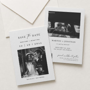 Classic Wedding Save the Date Invitation