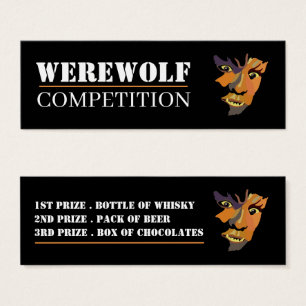Classic Werewolf, Halloween Competition Tickets