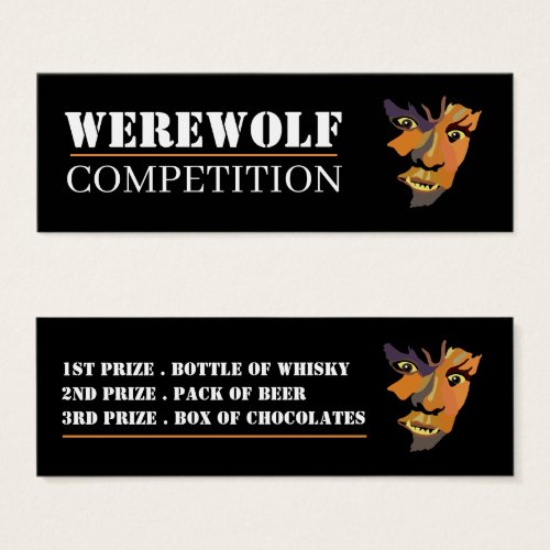Classic Werewolf Halloween Competition Tickets