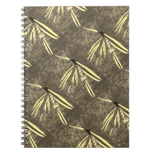 Classic wet fly pattern for trout and bass fishing notebook