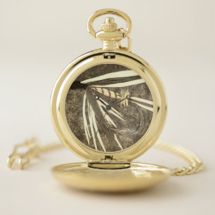 Classic wet fly pattern for trout and bass fishing pocket watch