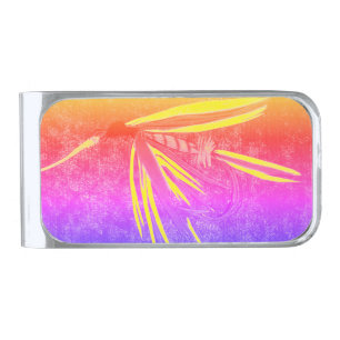 Classic wet fly pattern for trout and bass fishing silver finish money clip