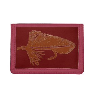 Classic Wet Fly Trifold Wallet