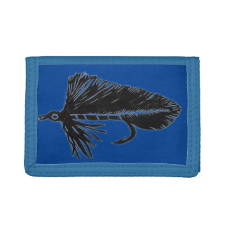 Classic Wet Fly Trifold Wallet