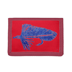 Classic Wet Fly Trifold Wallet