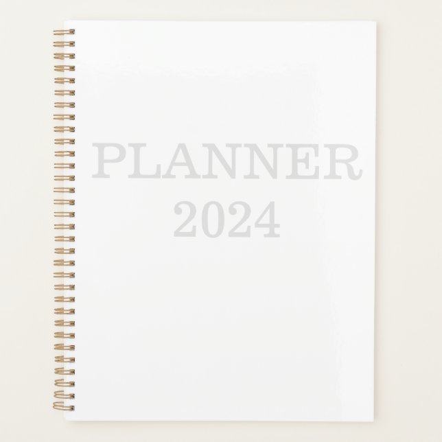 Classic White 2024 Planner (Front)