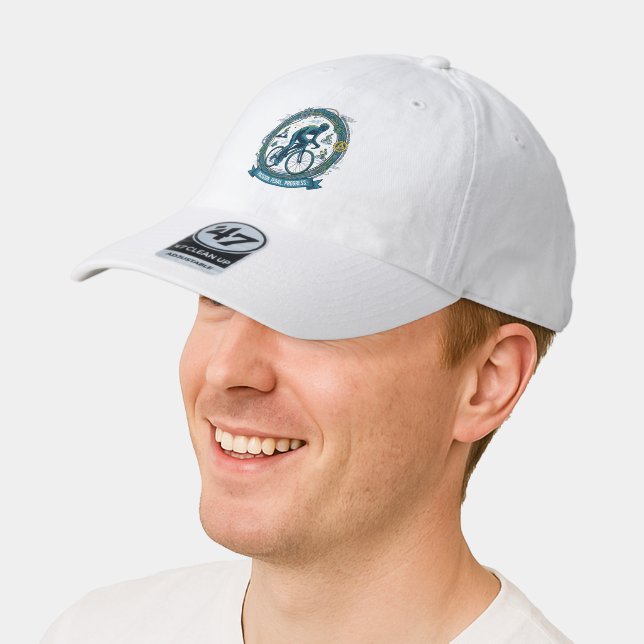 Classic White 47 Brand Cycling Passion Hat (Male)
