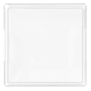 Classic White Acrylic Serving Tray