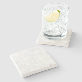 Classic White Carrara Marble Stone Coaster