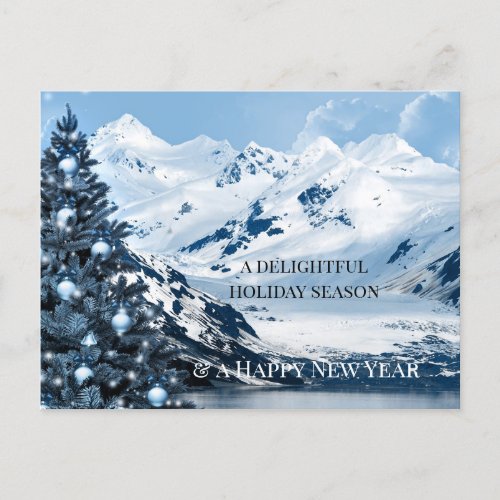 Classic White Christmas Dream Postcard