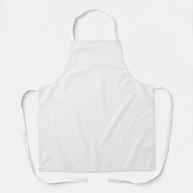 Classic White CUSTOM Apron (Front)