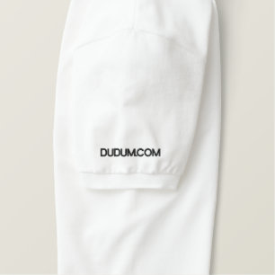 Classic White Embroidered Polo