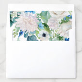 Classic White Flowers Pattern Envelope Liner (In Envelope)