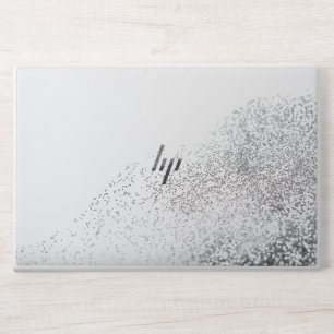 Classic White Gold Glitter Hp Laptop Skin