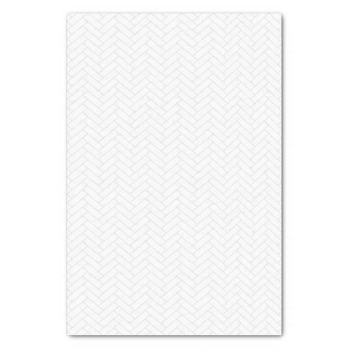 Classic White Gray Herringbone Pattern Tissue Paper | Zazzle